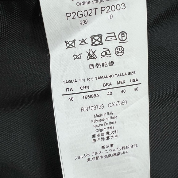 Armani black blazer with jewel buttons size 40 - Picture 9 of 10